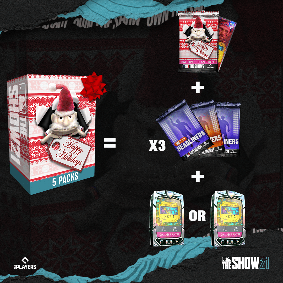 Enjoy the FREE Holiday Bundle from your friends at MLB The Show