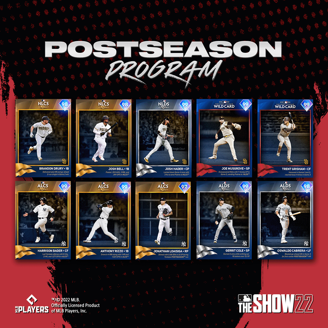 Yankees, Padres & more Flashbacks Debut in 2022 Postseason Program