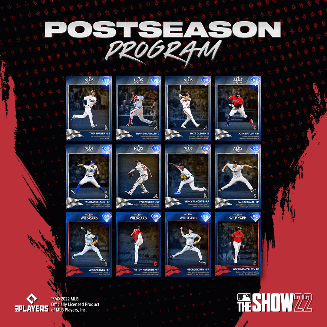 The 2022 Postseason Program advances in MLB® The Show™ 22