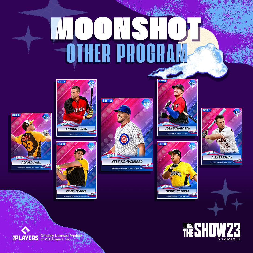 Moonshot Program Lands in MLB The Show 23 during 2XP Weekend
