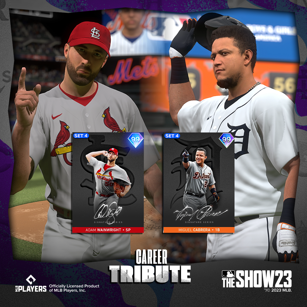 Career Tribute Program honors “Waino” and “Miggy” in MLB The Show 23