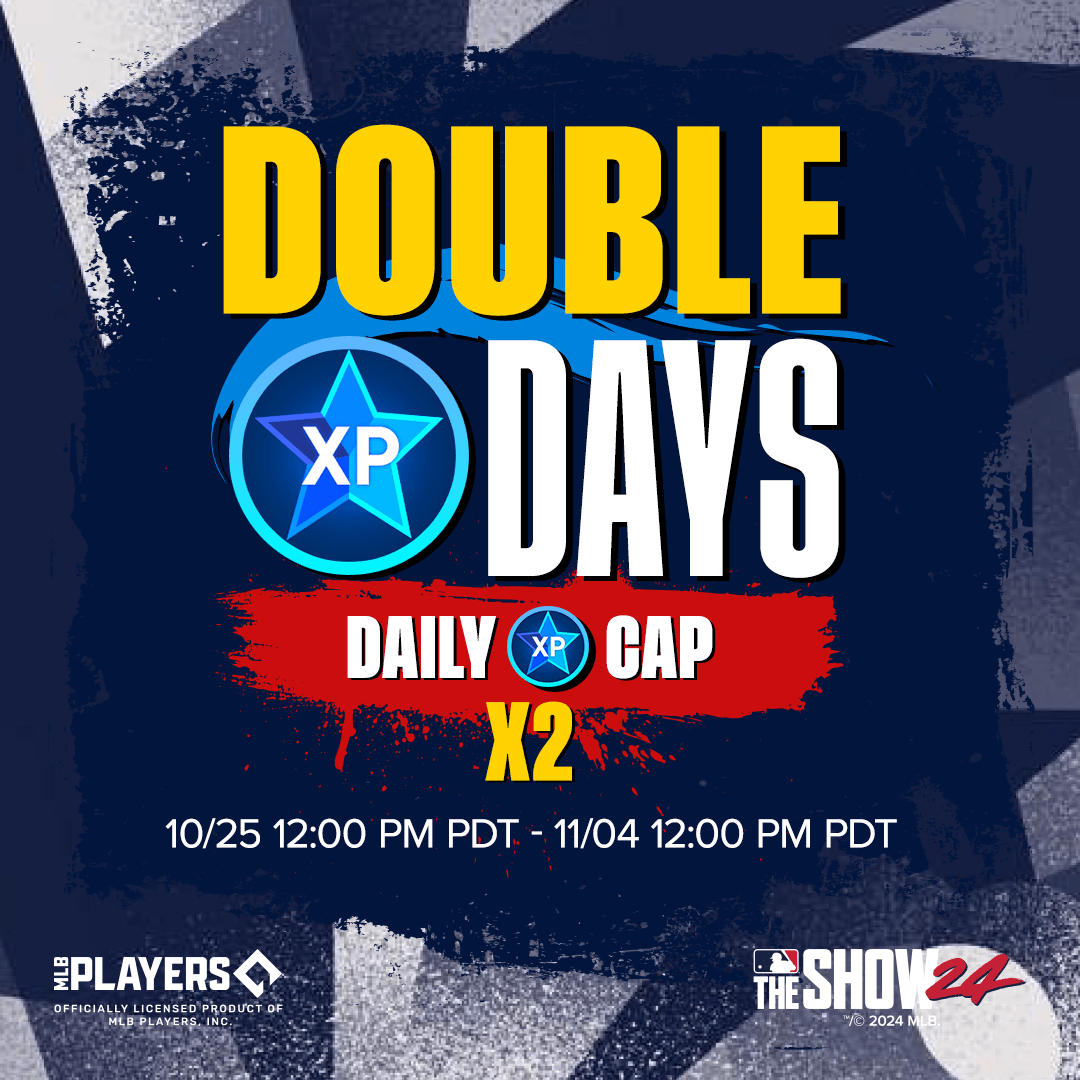 MLB The Show 24 leads-off with Double XP Days heading into the 2024 World Series