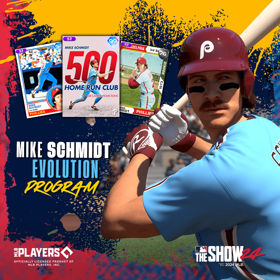 Experience a Legendary Career with the Mike Schmidt Evolution Program in MLB The Show 24