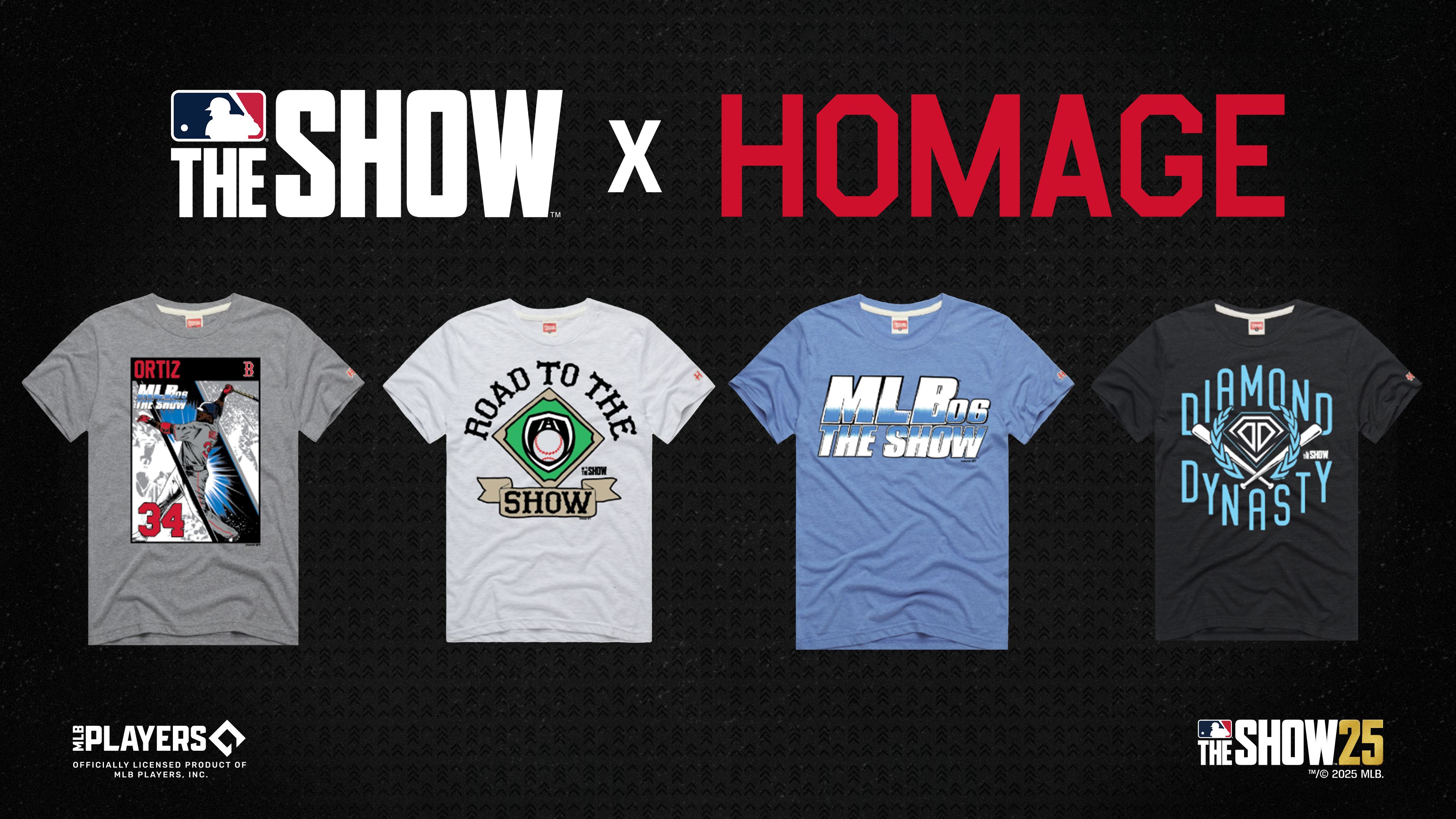 MLB The Show x HOMAGE Collaboration’s 2nd Drop Reveals The Gameplay “Deep Cuts” Collection