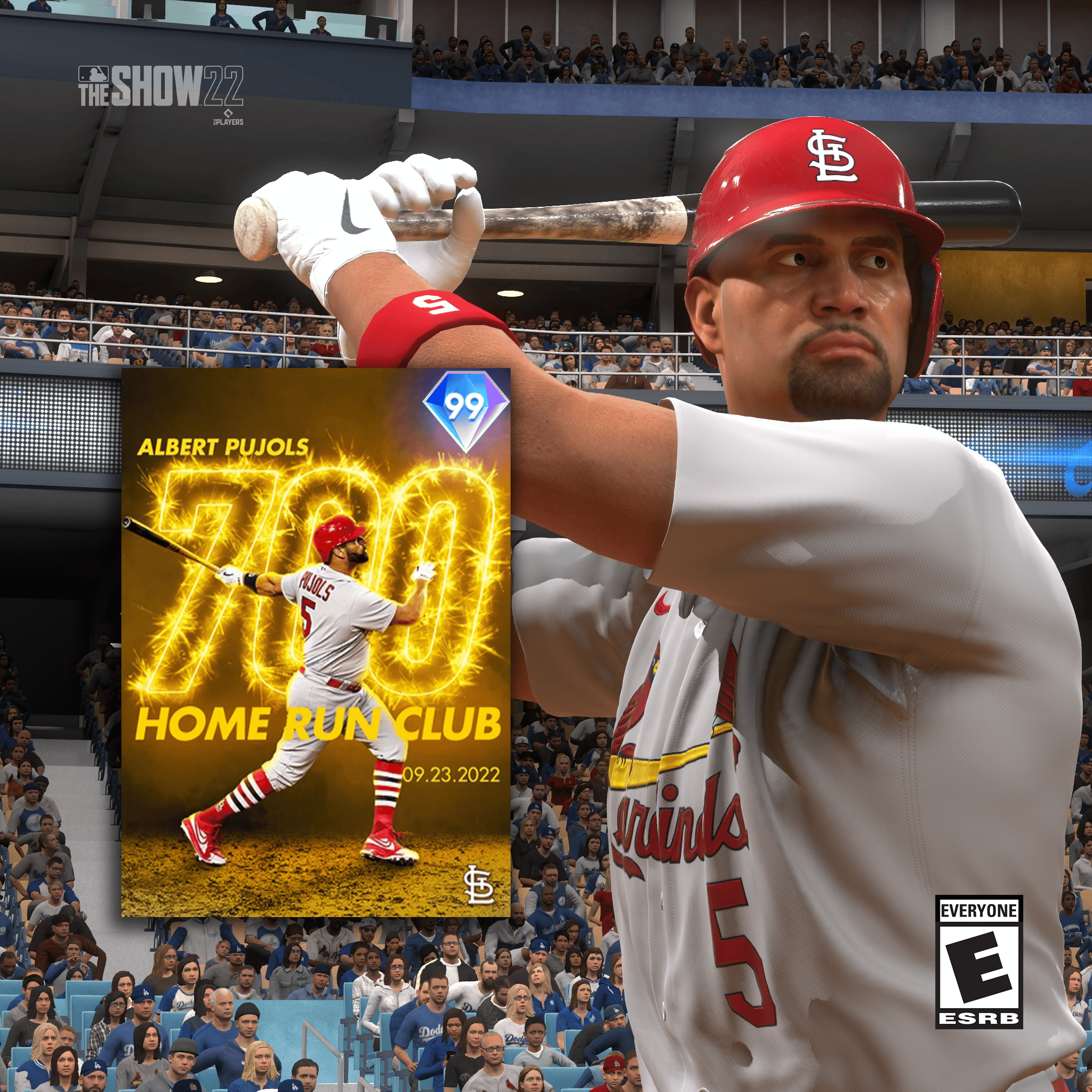 Redeem Milestone Albert Pujols Pack Commemorating 700th Career Home Run in MLB® The Show™ 22